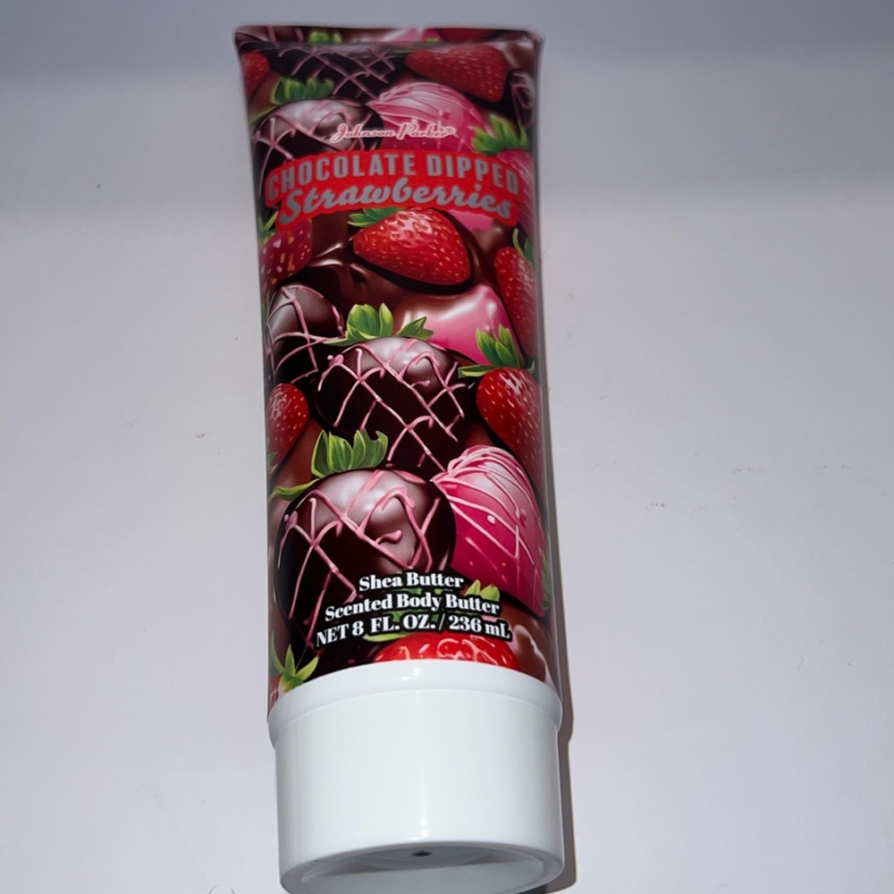 JOHNSON PARKER CHOCOLATE DIPPED STRAWBERRIES SCENTED HAND BODY CREAM LOTION